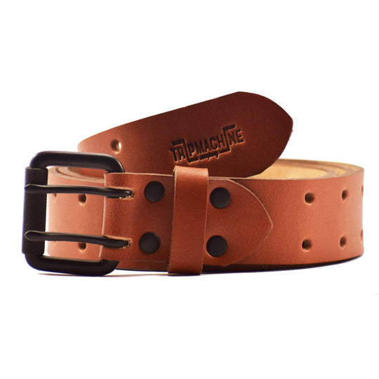 Trip Machine Belt Double Pin (Vintage Tan)