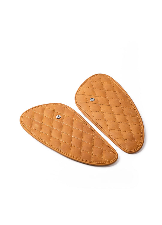 Trip Machine Tank Pads Leather Diamond (Vintage Tan)