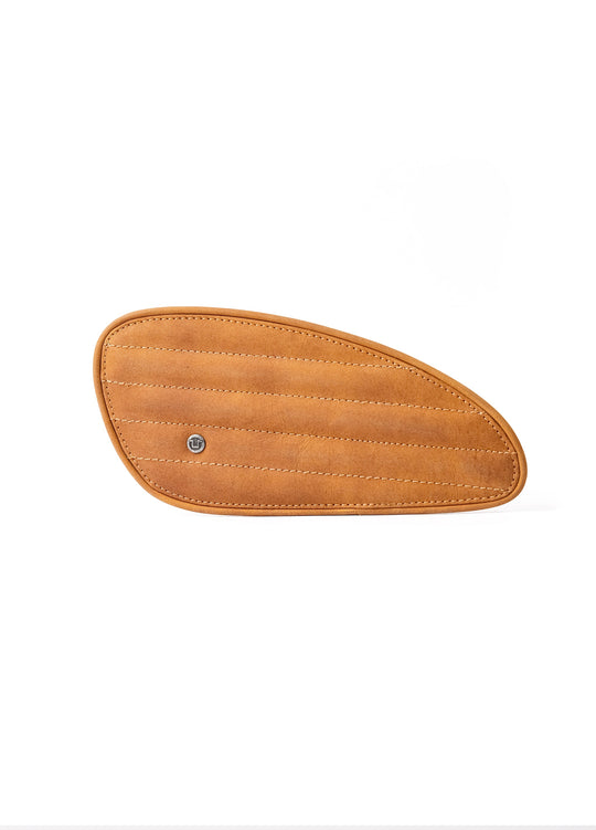 Trip Machine Tank Pads Leather Classic Stripes (Vintage Tan)