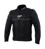 Tarmac One III Riding Jacket Black with SafeTech Protectors + Combo Offer FREE Tarmac Tex Gloves (Black)