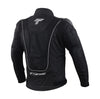 Tarmac One III Riding Jacket Black with SafeTech Protectors + Combo Offer FREE Tarmac Tex Gloves (Black)