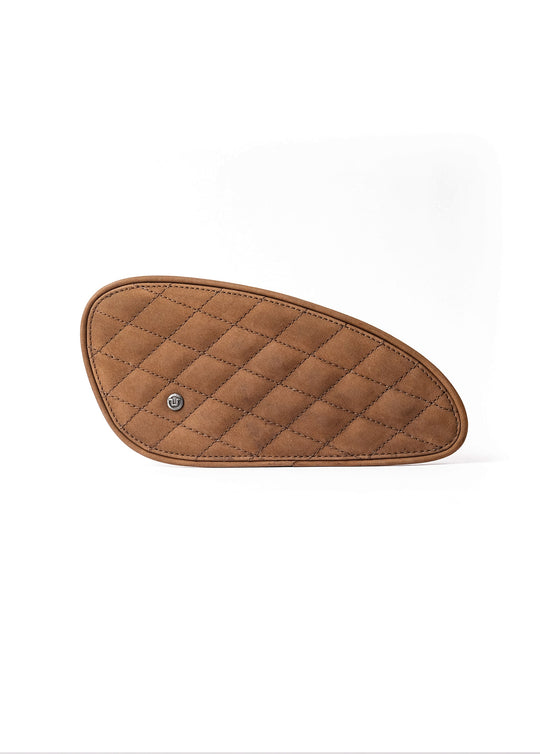 Trip Machine Tank Pads Leather Diamond (Tobacco Brown)