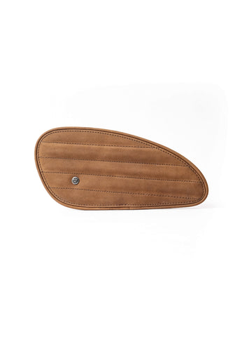 Trip Machine Tank Pads Leather Classic Stripes (Tobacco Brown)