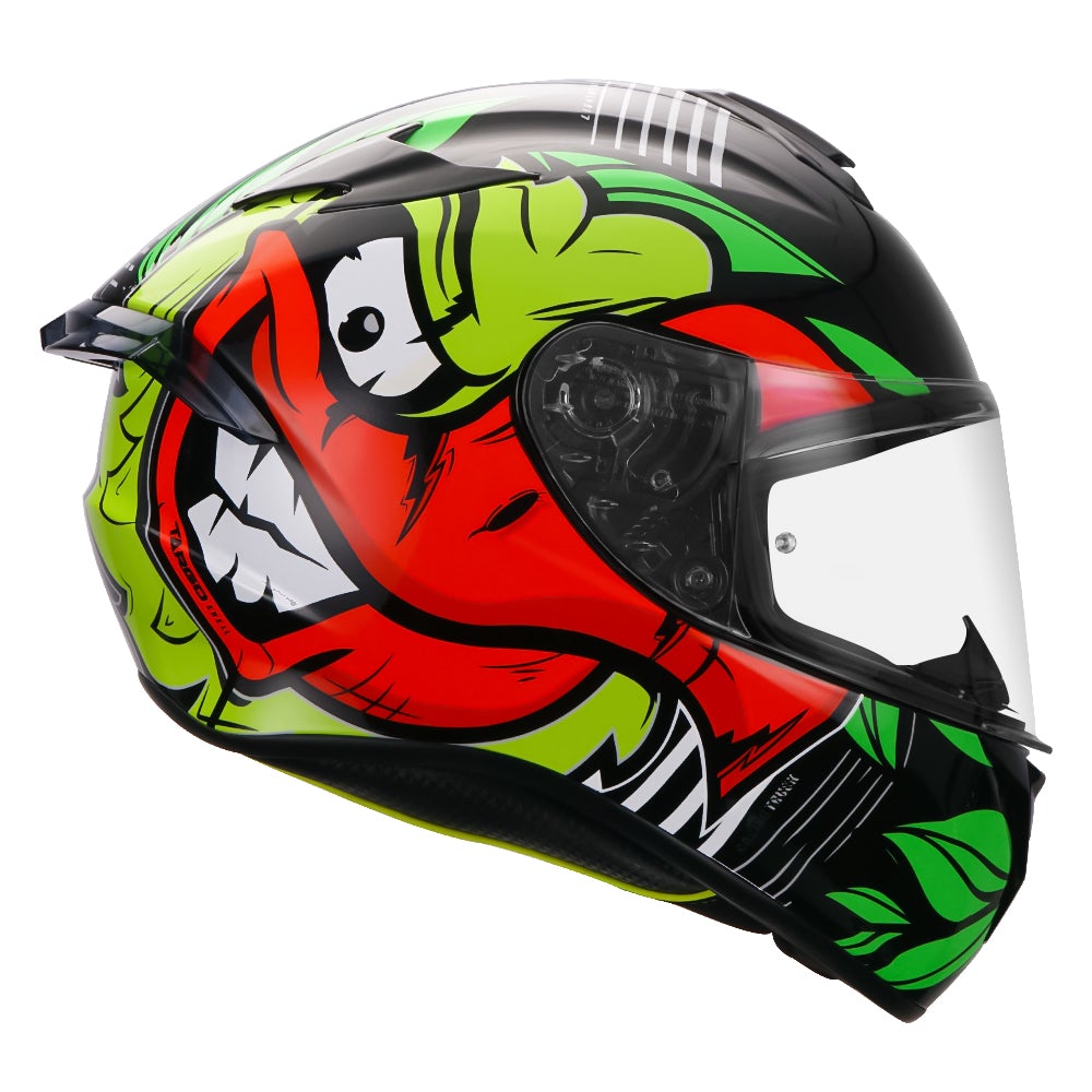 MT Targo Pro Truck Gloss Fluro Yellow Helmet