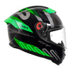 MT Hummer Tubex Gloss Fluro Green Helmet