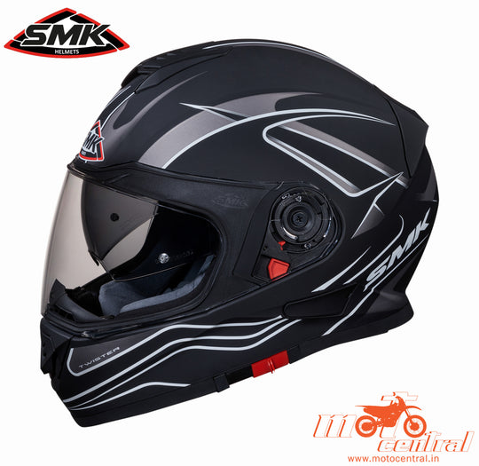 SMK Twister Splash Matt Black 261 Grey