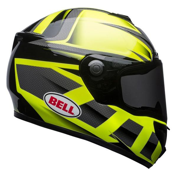 Bell SRT Predator Hi-Vis Green-Black Helmet, Full Face Helmets, BELL, Moto Central