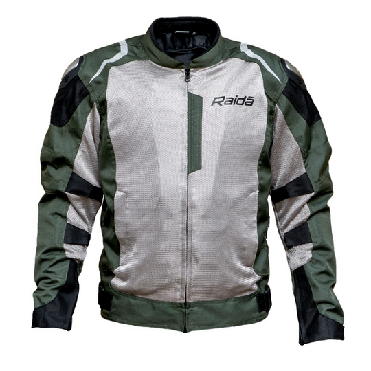 Raida Kavac Motorcycle Riding Jacket (Army Green)