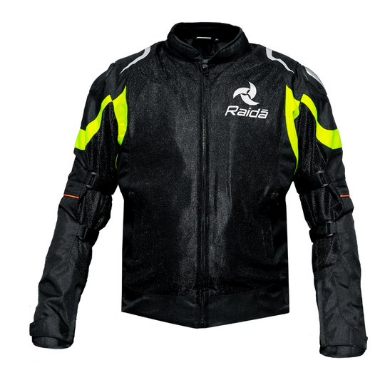 Raida Kavac GT Edition Motorcycle Riding Jacket (Black Fluro)