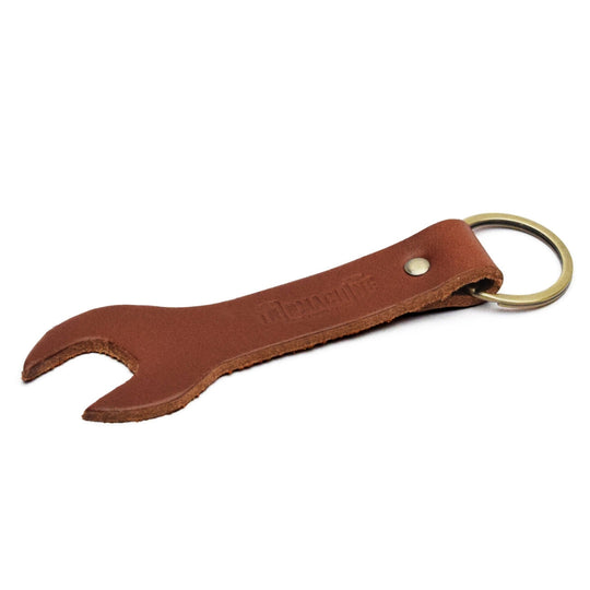 Trip Machine Spanner Key Ring (Vintage Tan)