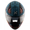 AXOR Apex VENOMOUS Dull Black M Blue Helmet