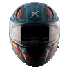 AXOR Apex VENOMOUS Dull Black M Blue Helmet