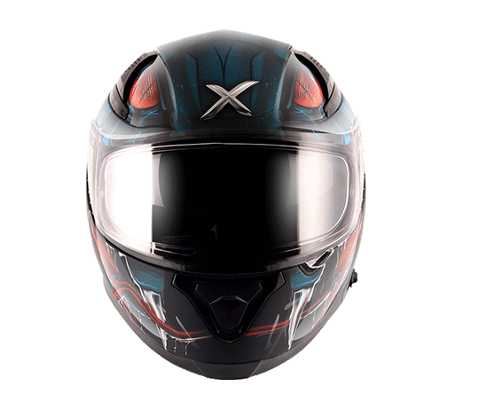 AXOR Apex Venomous Black Blue Helmet