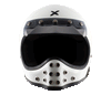 AXOR Retro Moto-X White Helmet