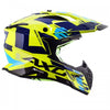 AXOR XCross X1 Gloss Neon Yellow Blue Helmet