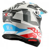 AXOR XCross X1 Gloss White Red Helmet