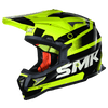 SMK Allterra X Throttle Yellow Black Gloss (GL422) Helmet