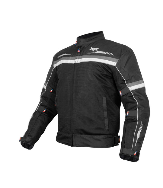 XTS Airhead Black Grey Riding Jacket