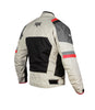 XTS Speedway Off White Grey Red Riding Jacket
