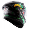 AXOR Street ZAZU Gloss Black Green Helmet