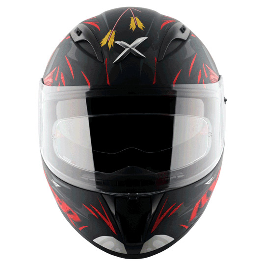 AXOR Street ZAZU Dull Black Red Helmet