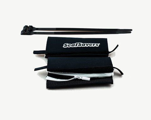 SealSavers Zip On Fork Seal Protectors 36-43mm Black (SSZ-36-43-B)