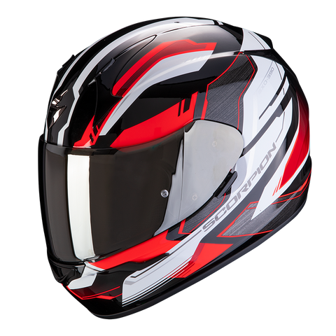SCORPION EXO-390 Boost Gloss Black Red Helmet, Full Face Helmets, Scorpion Exo, Moto Central