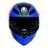 AGV K1 Power Matt Dark Blue Orange White Helmet, Full Face Helmets, AGV, Moto Central