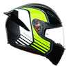 AGV K1 Power Gun Metal White Green Gloss Helmet, Full Face Helmets, AGV, Moto Central