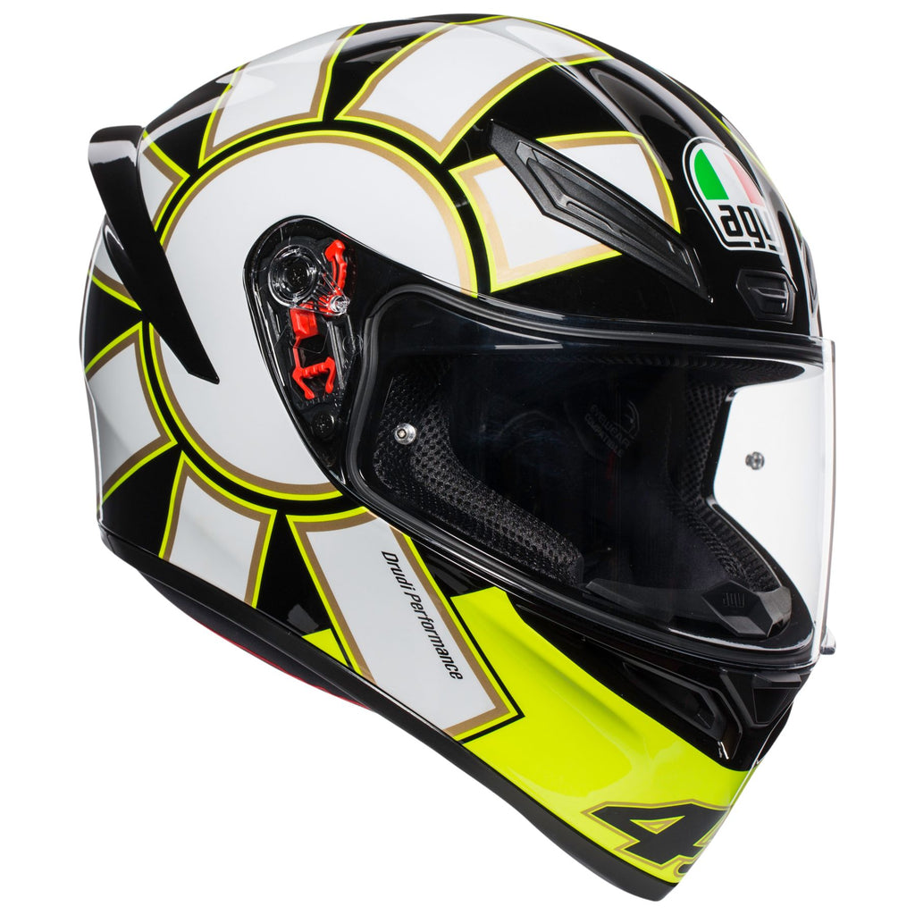 agv k3 gothic price Syth Helmet Matte Black/Yellow Fluo / M Includes Pinlock lens and wind protector Capacete Agv Motos Agv Casco