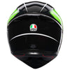 AGV K1 Qualify Black Lime Helmet, Full Face Helmets, AGV, Moto Central