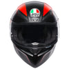 AGV K1 Warmup Matt Black Red Helmet, Full Face Helmets, AGV, Moto Central