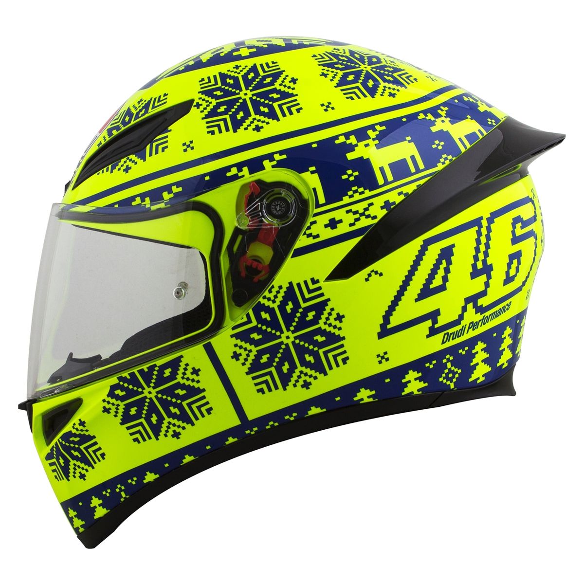 Racing World - RESTOCK! AGV K1 Solid Black Helmet Aerodynamic shape,  racing-developed front air vents and wind-tunnel engineered aero spoiler  maximize performances while providing stability at higher speed. Panoramic  anti-scratch visor allows