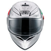 AGV K3-SV Scudetto Matt Silver, Full Face Helmets, AGV, Moto Central