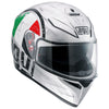 AGV K3-SV Scudetto Matt Silver, Full Face Helmets, AGV, Moto Central