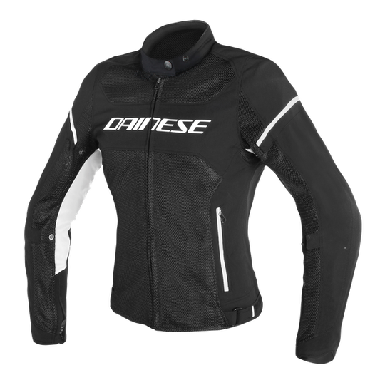Dainese Air Frame D1 Lady Tex Jacket (Black Black White)