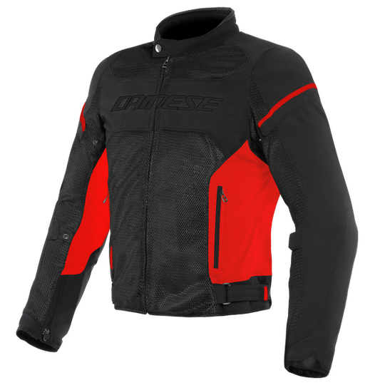 Dainese Air Frame D1 Tex Jacket Black Fluro Red