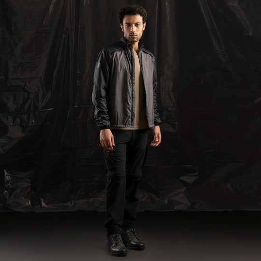 Royal Enfield Airflow Tech Windcheater (Grey Black)