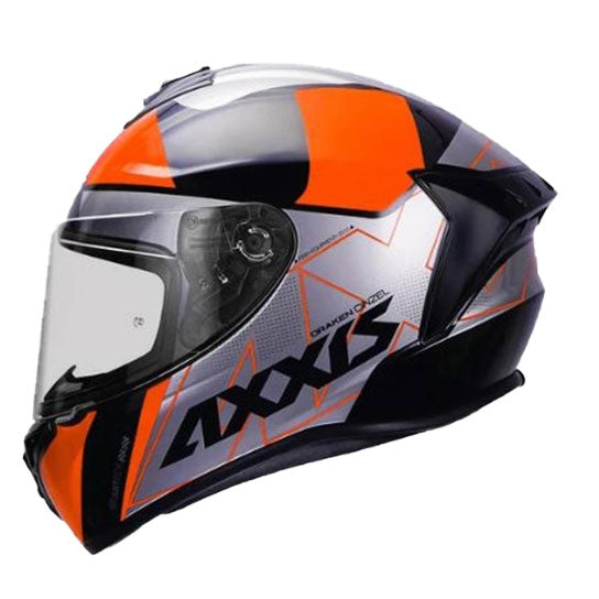 AXXIS Draken Cinzel Gloss Fluro Orange Helmet