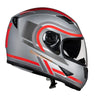 Royal Enfield Stunner Dual Visor Gloss Silver Helmet