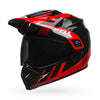 Bell MX-9 Adventure MIPS-Equipped Dash Black Red White Helmet