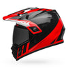 Bell MX-9 Adventure MIPS-Equipped Dash Black Red White Helmet