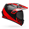 Bell MX-9 Adventure MIPS-Equipped Dash Black Red White Helmet