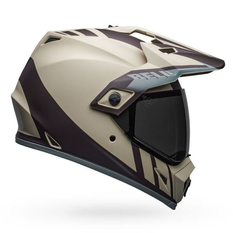 Bell MX-9 Adventure MIPS-Equipped Dash Matt Sand Brown Grey Helmet– Moto Central