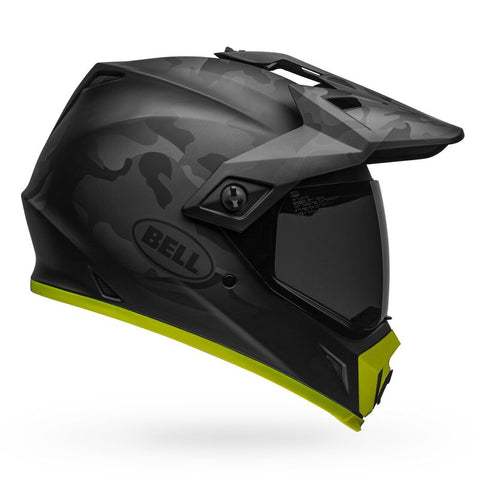 Bell MX-9 Adventure MIPS-Equipped Stealth Camo Matt Black Hi Viz Helmet