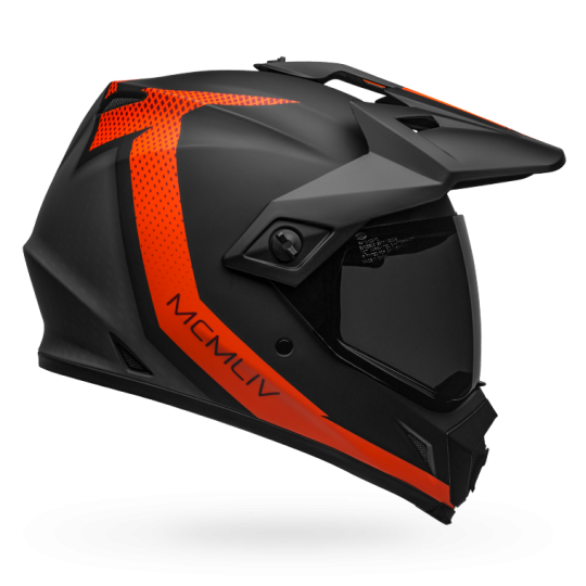 Bell MX-9 Adventure MIPS-Equipped Switchback Matt Black Fluro Orange Helmet