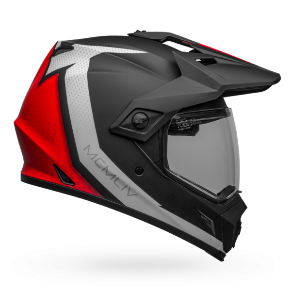 Bell MX-9 Adventure MIPS-Equipped Switchback Matt Black Red White Helmet