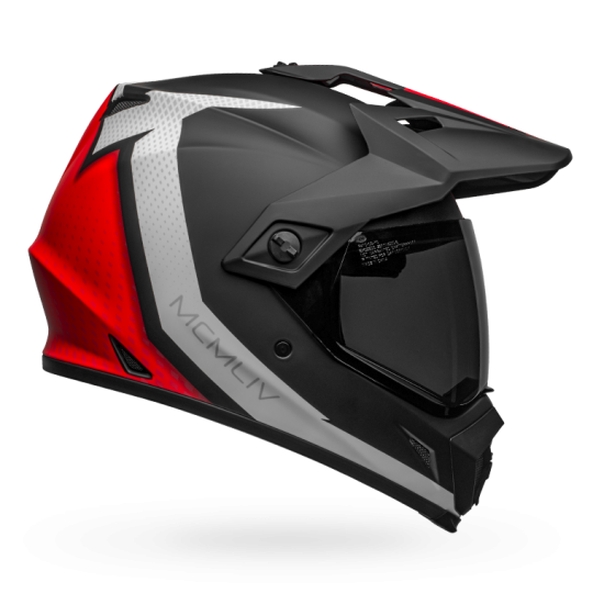 Bell MX-9 Adventure MIPS-Equipped Switchback Matt Black Red White Helmet