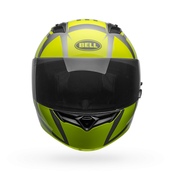 bell black hi-viz yellow vortex manifest helmet Bell Qualifier Blaze Hi-Viz Yellow-Black Helmet– Moto Central