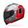Bell Qualifier Tagger Gloss White-Black-Red Splice Helmet, Full Face Helmets, BELL, Moto Central